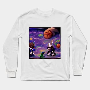 Space basketball Long Sleeve T-Shirt